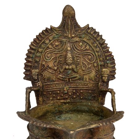 Brass Temple Deepak Lamp