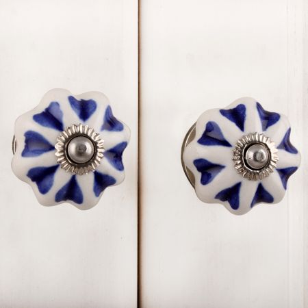 Blue Heart Medium Knob