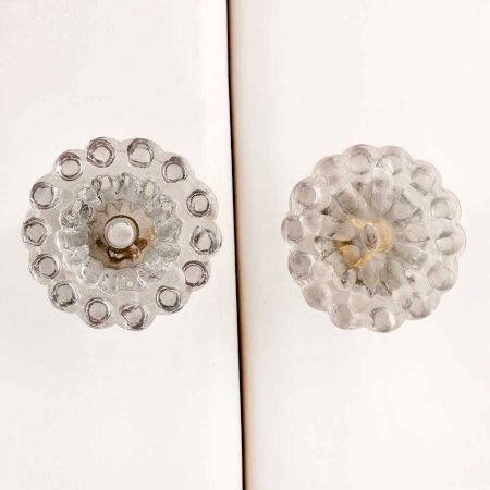 Clear Flower Knob