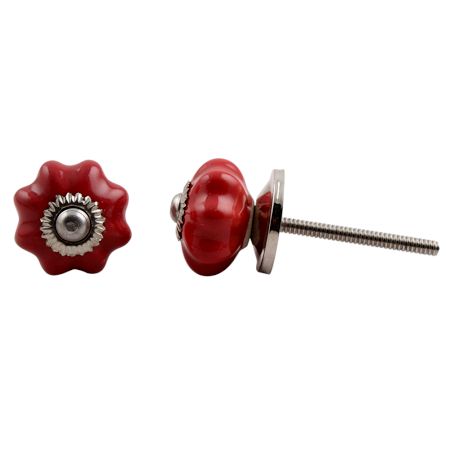 Red Small Melon Knob