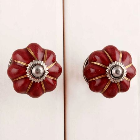 Chocolate Golden Medium Knob