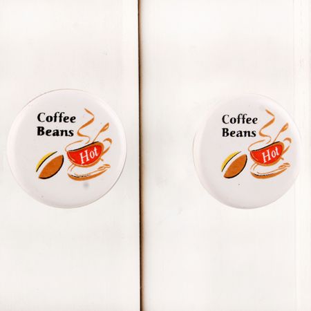 Coffee Cup Flat Knob