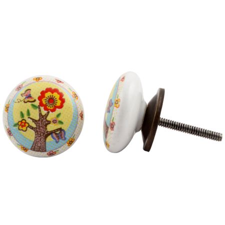 Morning Tree Flat Knob