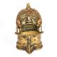 Ornate Gaja Lakshmi Bronze Oil Lamp