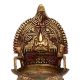 Goddess Lakshmi Lamp in Bronze.