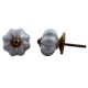 Light Grey Medium Silver Line Knob
