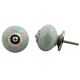 Sage Green Etched Ceramic Knob-12