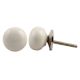 Cream Flat Small Knob