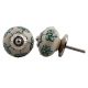 Rosy Periwinkle Floral Dresser Knob
