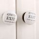 Exit Flat Ceramic Knob
