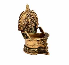 Temple Brass Oil Lamp