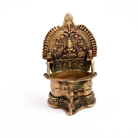 Temple Brass Oil Lamp