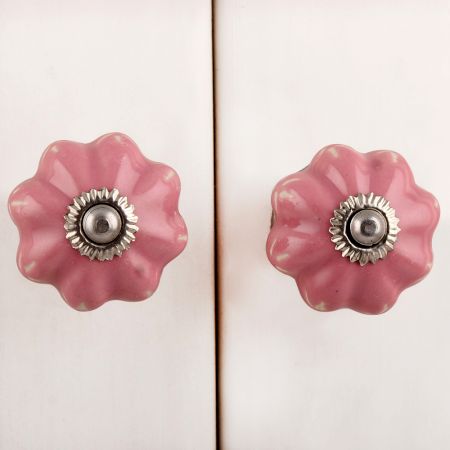 Pink Melon Etched Knob