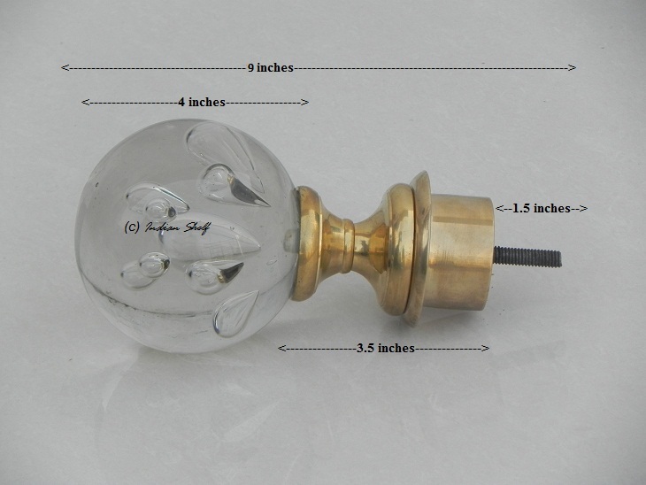 Bubble Newel Post Finial