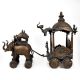Vintage Bronze Temple Cart