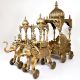 Big Golden Bronze Chariot