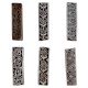 Set of 6 Piece New Mix Wooden Printing Block