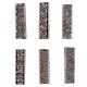 Set of 6 Piece New Mix Wooden Printing Block