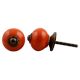 Orange Ceramic Knob Small