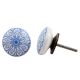 Blue Daisy Flat Knob
