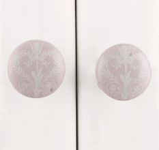 Baby Pink Veronica Flower Knob