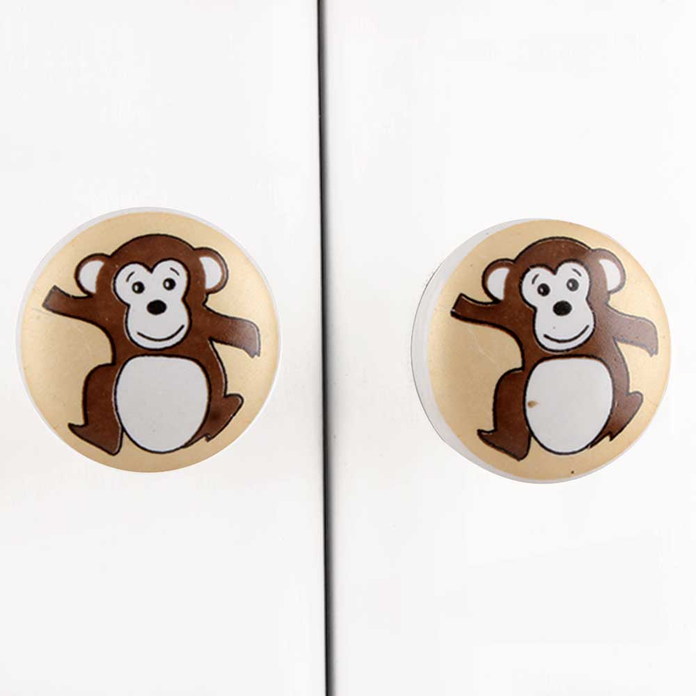 Monkey Ceramic Knob