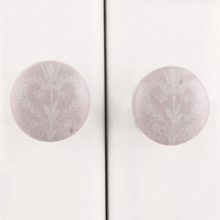 Baby Pink Veronica Flower Knob