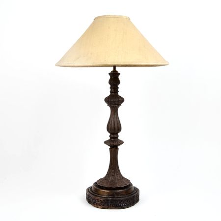 Cast Metal Ornate Lamp