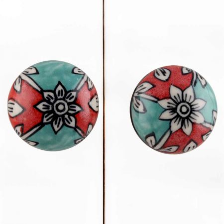 Lily Flower Flat Knob