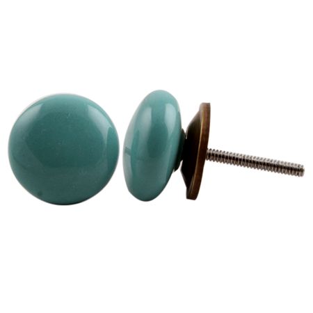 Sage Green Flat Knob