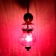 Pink Pumpkin Shaped Glass Wall Lamp