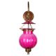 Pink Pumpkin Glass Wall Lamp