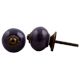 Purple Ceramic Knob Small