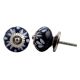 Navy Blue Etched Ceramic Knob-09