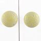 Yellow Etched Flat Knob