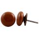 Brown Flat Medium Knob