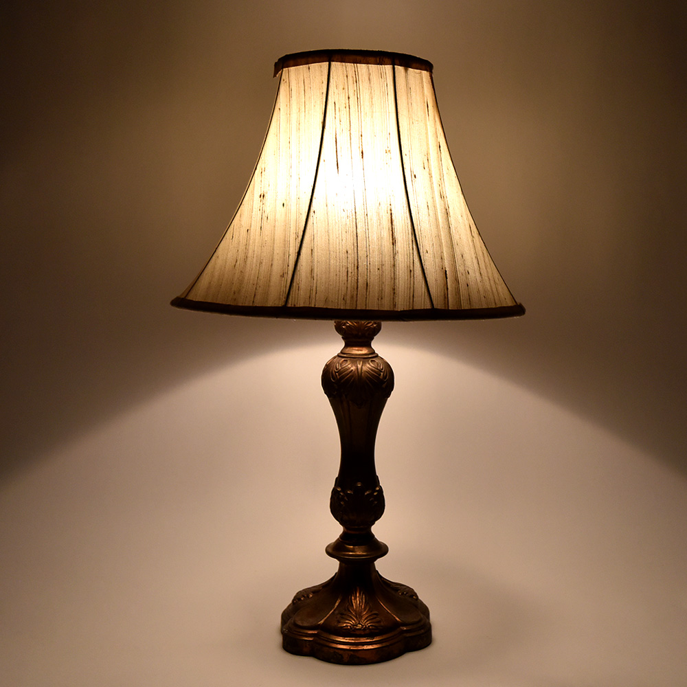 Traditional Table Lamp Mixed Metal