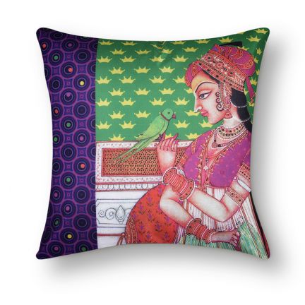 Queen Pattern Cushion Cover