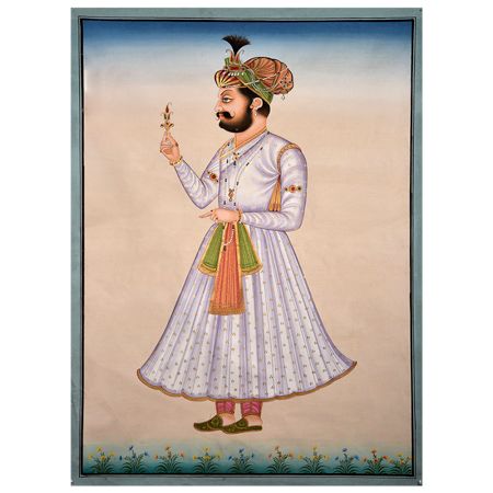 Mughal Paintings Of An Emperor