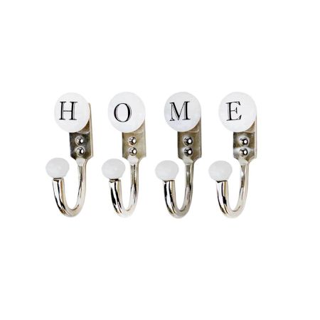 HOME White & Black Alphabet Hooks (Combo Pack)