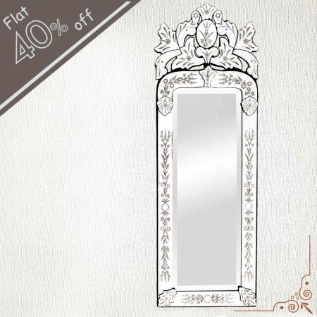 Long Venetian Mirror-46.5 inches X 16 inches