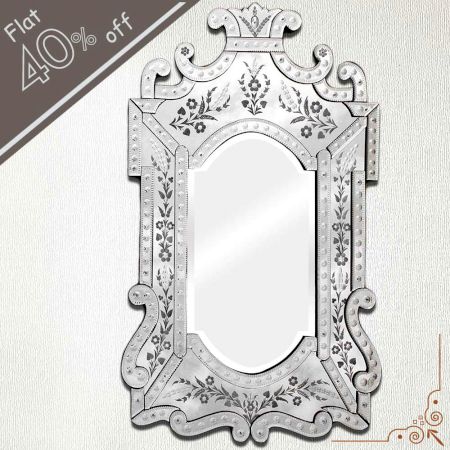 Vintage Venetian Mirror-48 inches X 29 inches