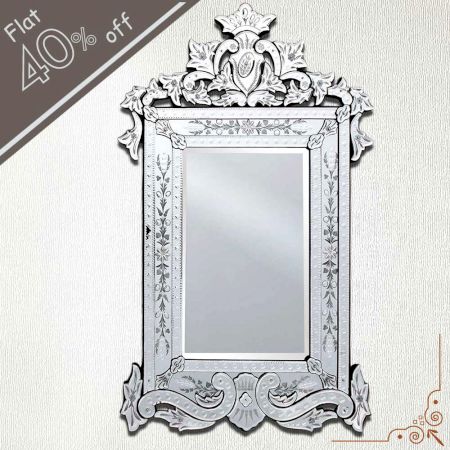 Long Venetian Mirror-48 inches X 31 inches