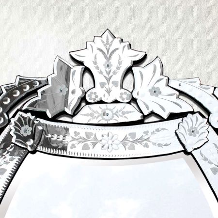 Oval Venetian Mirror-50 inches X 26.5 inches