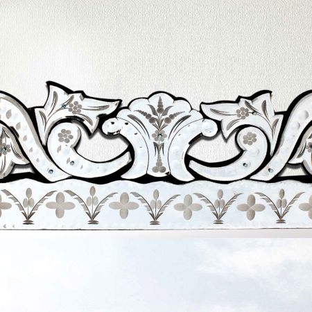 Over mantle Venetian Mirror-48.5 inches X 57.5 inches