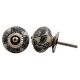 Black Leaf Painted Knob
