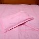 Pink Cotton Embroidered Bedcover