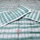 White & Green Double Bedsheet