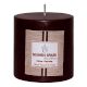Choco-Holic Scented Smooth Pillar Candle (3 Inches X 3 Inches)