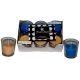 Vanilla Caramel-Ocean Blue Dual-Scent Votive Candle (Pack of 6)